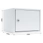 Preview: Rottner Wertfach Home Case 2 Zylinderschloss lichtgrau T06371